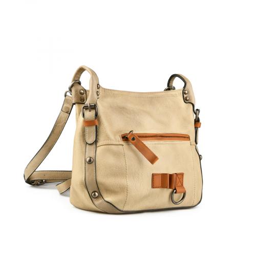 γυναικεία casual τσάντα σε καφέ χρώμα 0149125