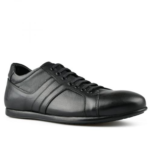 Ανδρικά παπούτσια casual μαύρα 0147142