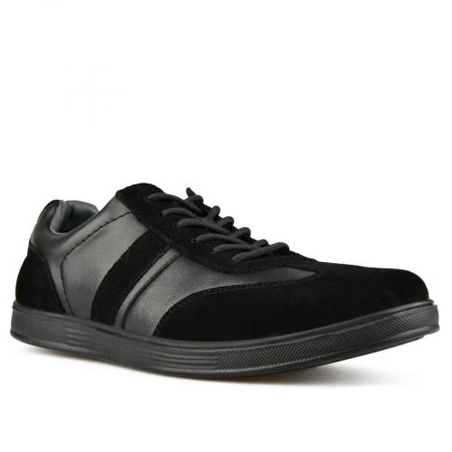 ανδρικά μαύρα sneakers 0151292 