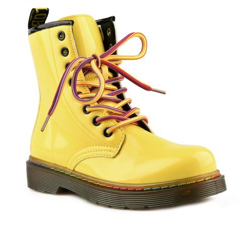 Γυναικείες μπότες πεζοπορίας - κίτρινες