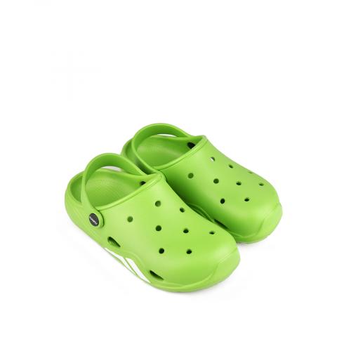 Papuci pentru copii, de culoare verde