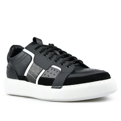 Ανδρικά μαύρα sneakers 0150101