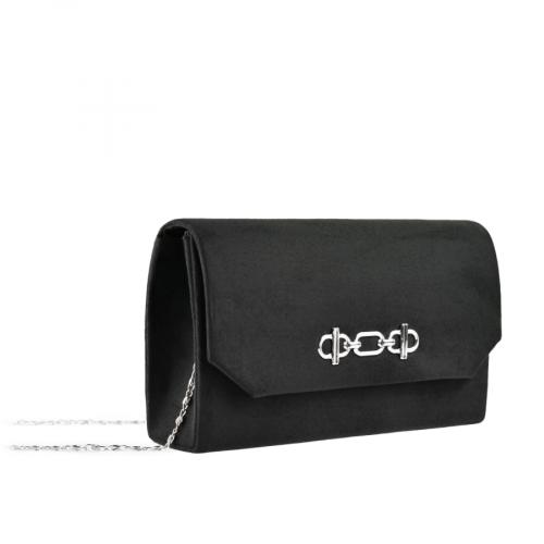 γυναικεία κομψή τσάντα σε μαύρο χρώμα 0151220