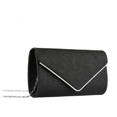 γυναικεία κομψή τσάντα σε μαύρο χρώμα 0151223