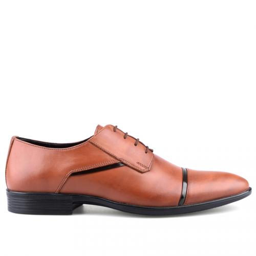 мъжки елегантни обувки кафяви 0125900