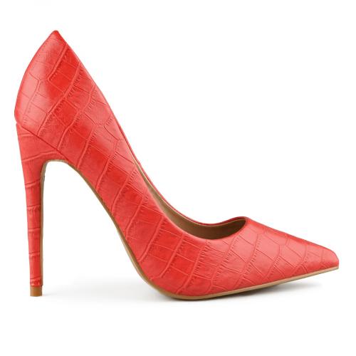 γυναικεία κομψά κόκκινα παπούτσια 