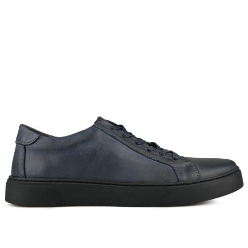 Ανδρικά καθημερινά παπούτσια σε σκούρο μπλε χρώμα 