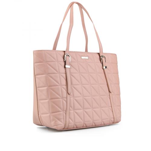 Γυναικεία καθημερινή τσάντα ροζ 0149503