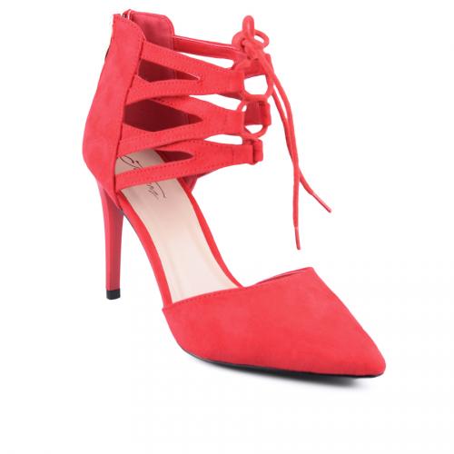 дамски елегантни обувки червени 0126678