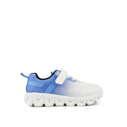 Παιδικά παπούτσια σε λευκό και μπλε χρώμα