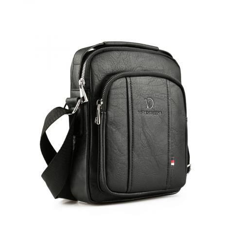 ανδρική casual τσάντα σε μαύρο χρώμα 0151386