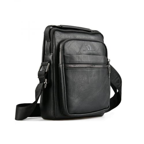 ανδρική casual τσάντα μαύρη 0151437
