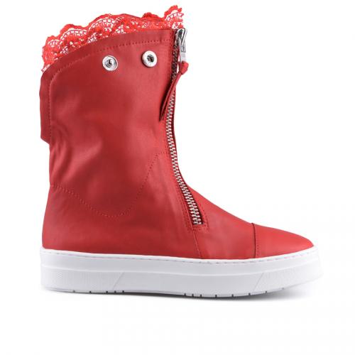 γυναικεία κόκκινα sneakers 0127274
