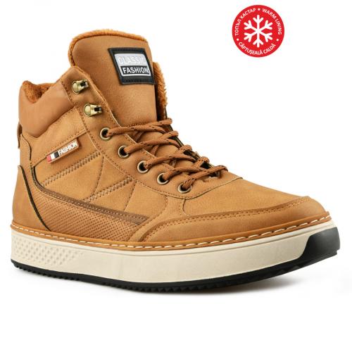 men's boots eko leather light brown