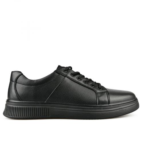 Ανδρικά καθημερινά παπούτσια σε μαύρο χρώμα