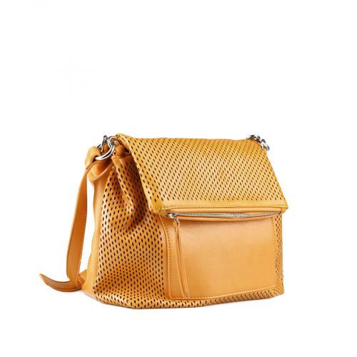Γυναικεία καθημερινή τσάντα χρώμα κιτρινο    