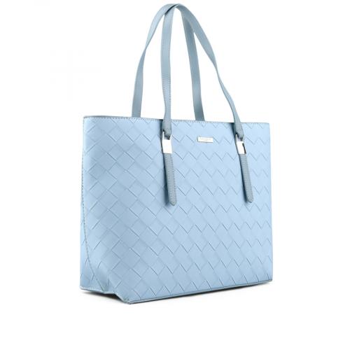 Γυναικεία καθημερινή τσάντα γαλάζια 0149365