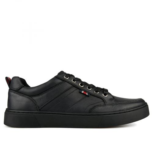 Ανδρικά καθημερινά παπούτσια σε μαύρο χρώμα 