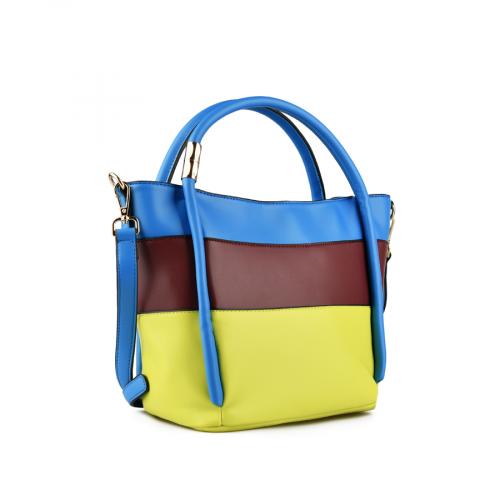 Γυναικεία casual τσάντα σε μπλε χρώμα 0148924
