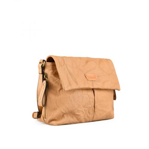 γυναικεία casual τσάντα σε καφέ χρώμα 0149083