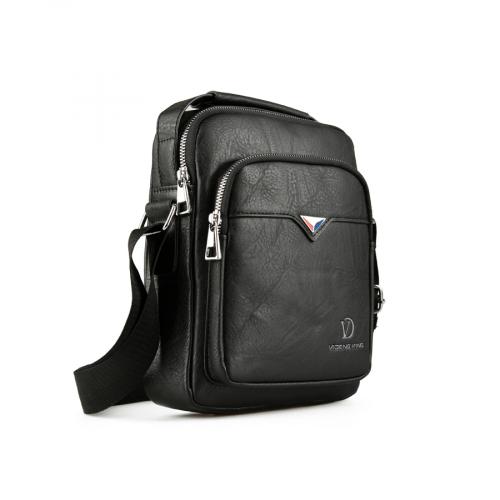 ανδρική casual τσάντα σε μαύρο χρώμα 0150459
