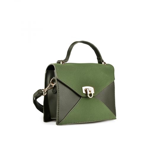 Γυναικεία καθημερινή τσάντα πράσινη 0147214