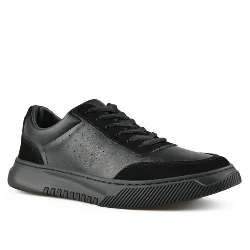 Ανδρικά παπούτσια casual μαύρα 0146069