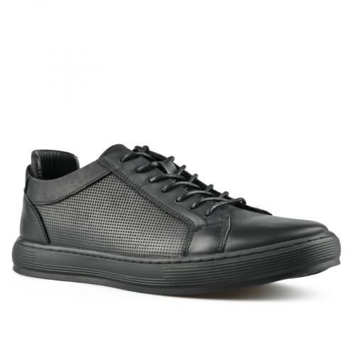 Ανδρικά παπούτσια casual μαύρα 0146066