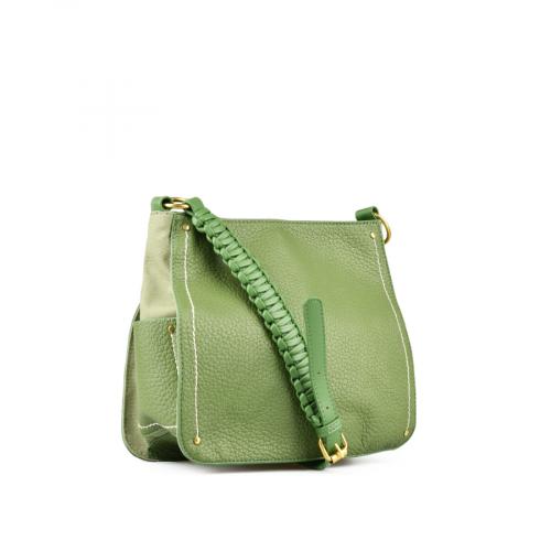 Γυναικεία καθημερινή τσάντα σε πράσινο χρώμα