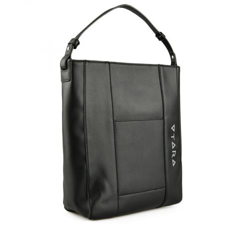 Γυναικεία casual τσάντα σε μαύρο χρώμα 0148933