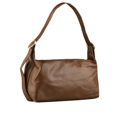 Γυναικεία casual τσάντα καφέ 0147630