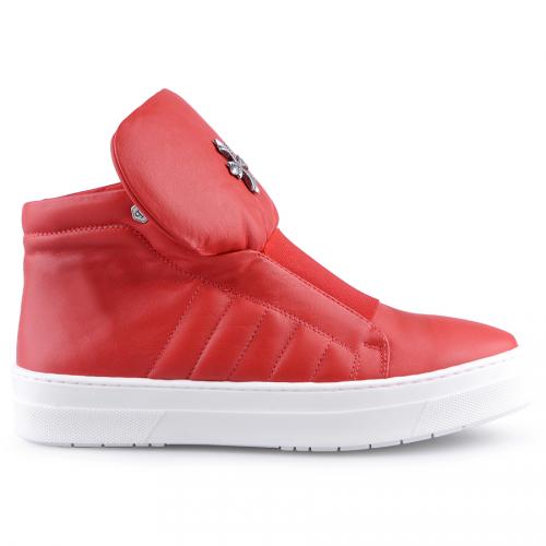 γυναικεια κόκκινα sneakers 0127267