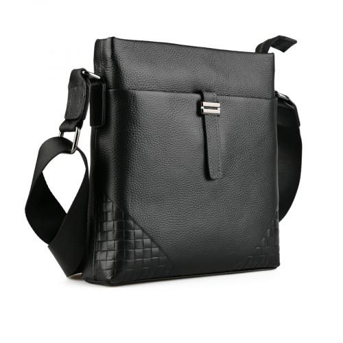ανδρική casual τσάντα σε μαύρο χρώμα 0150504