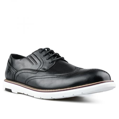 Ανδρικά παπούτσια casual μαύρα 0150015