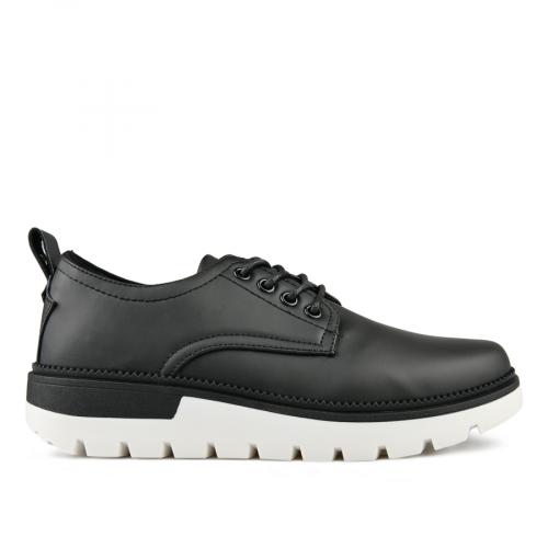 дамски ежедневни обувки черни с платформа 0153206