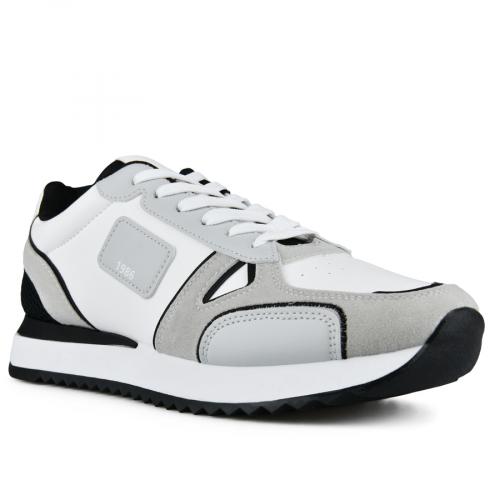 Ανδρικά αθλητικά παπούτσια λευκά 0150088