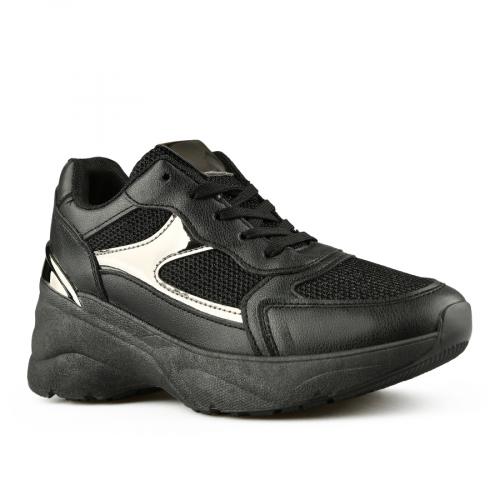 Γυναικεία αθλητικά παπούτσια μαύρα 0146387
