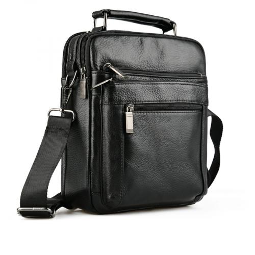 ανδρική casual τσάντα σε μαύρο χρώμα 0150488