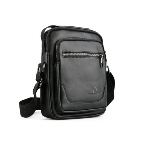 ανδρική casual τσάντα σε μαύρο χρώμα 0151430