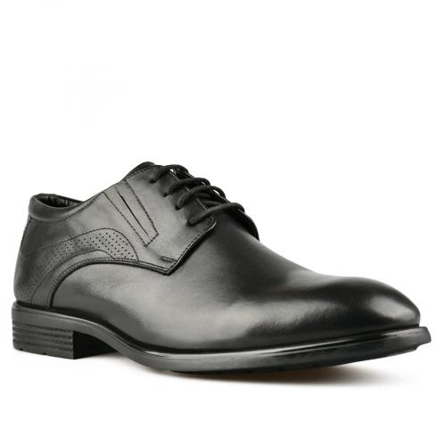 Ανδρικά κομψά παπούτσια μαύρο χρώμα 0147832