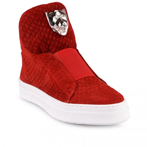 γυναικεία sneakers κόκκινα 0127263
