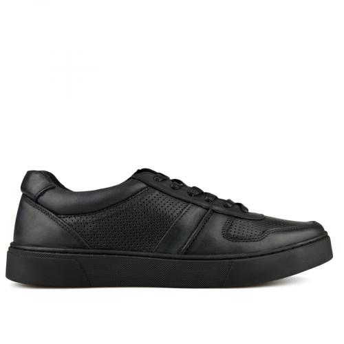 Ανδρικά καθημερινά παπούτσια σε μαύρο χρώμα 