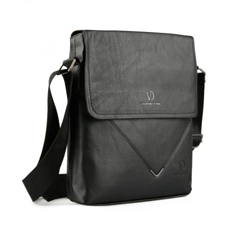 ανδρική casual τσάντα σε μαύρο χρώμα 0150420