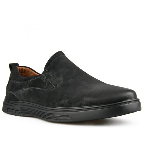 Ανδρικά casual παπούτσια σε μαύρο χρώμα 0150845