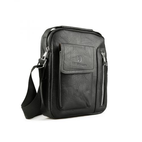 ανδρική casual τσάντα σε καφέ χρώμα 0150453