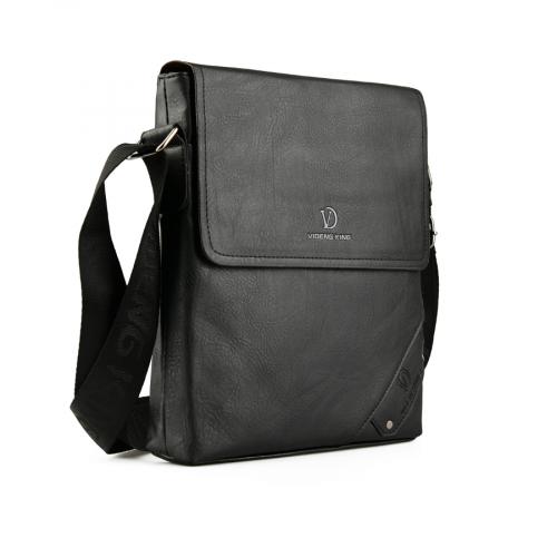ανδρική casual τσάντα σε μαύρο χρώμα 0150441