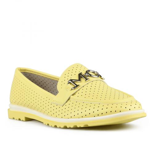 Γυναικεία casual παπούτσια κίτρινα 0146104