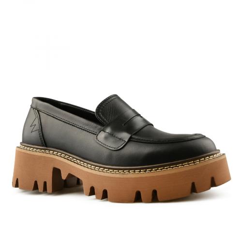 Γυναικεία casual παπούτσια μαύρο χρώμα 0148120 