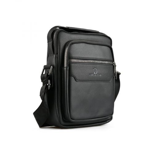 ανδρική casual τσάντα σε μαύρο χρώμα 0151426