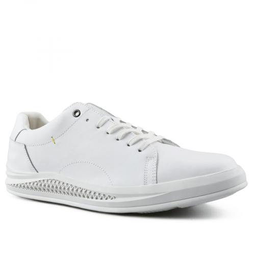 Ανδρικά παπούτσια casual λευκά 0148815